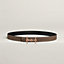 View: , H Equestre belt buckle & Reversible leather strap 24 mm