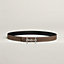 View: , H Equestre belt buckle & Reversible leather strap 24 mm