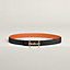 View: , H Equestre belt buckle & Reversible leather strap 24 mm