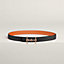 View: , H Equestre belt buckle & Reversible leather strap 24 mm
