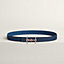 View: , H Equestre belt buckle & Reversible leather strap 24 mm