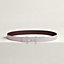 View: , H Equestre belt buckle & Reversible leather strap 24 mm