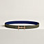 H Equestre belt buckle & Reversible leather strap 24 mm, view 1 of 3