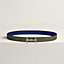 View: , H Equestre belt buckle & Reversible leather strap 24 mm