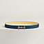 View: , H Equestre belt buckle & Reversible leather strap 24 mm