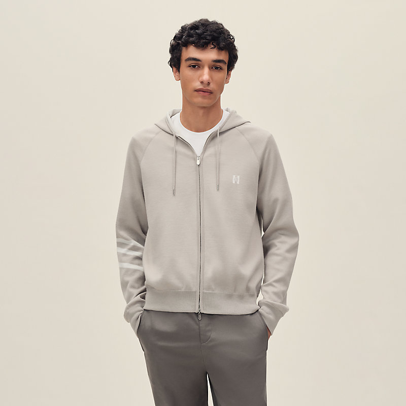 "H Golf" reversible hooded jacket