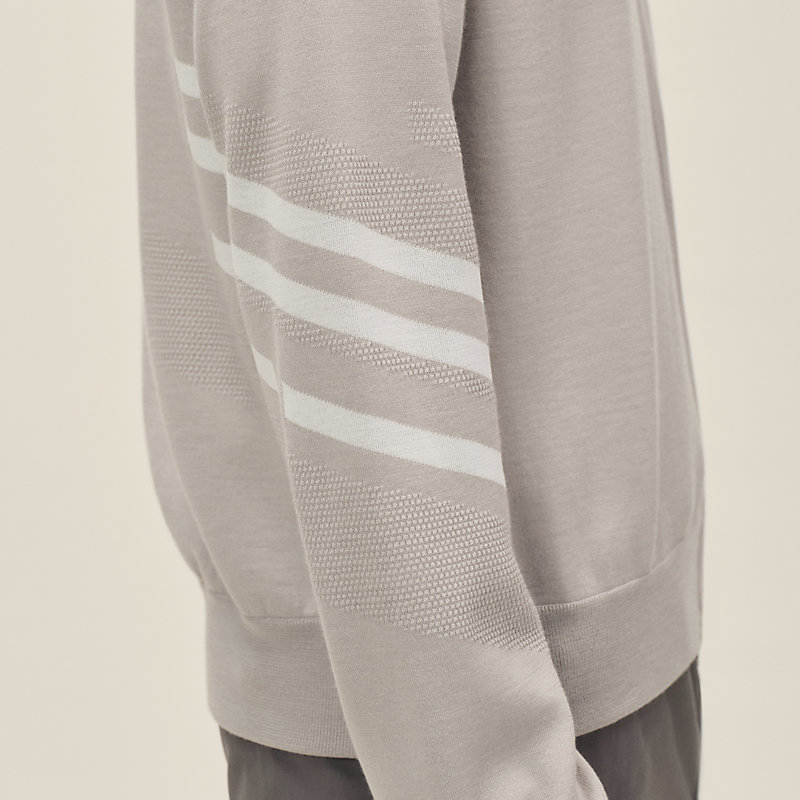 "H Golf" reversible hooded jacket