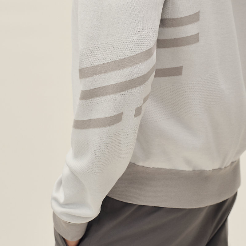 "H Golf" reversible hooded jacket