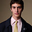 H Gourmette tie 7&nbsp;cm, View: Worn, worn, view 2 of 2