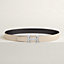 View: , H Guillochee belt buckle & Reversible leather strap 32 mm
