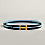 View: , H Guillochee belt buckle & Team band 32 mm