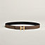 View: , H Infini belt buckle & Reversible leather strap 24 mm