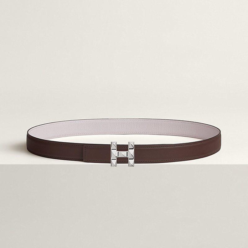 H Infini belt buckle & Reversible leather strap 24 mm