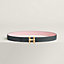 View: , H Infini belt buckle & Reversible leather strap 24 mm