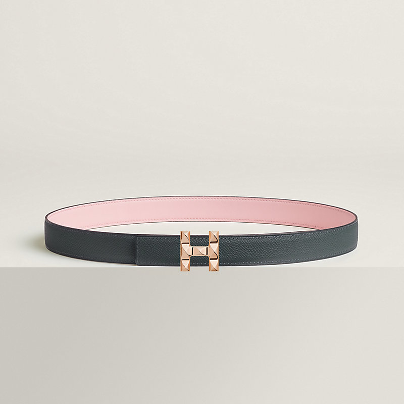 H Infini belt buckle & Reversible leather strap 24 mm