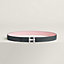 View: , H Infini belt buckle & Reversible leather strap 24 mm