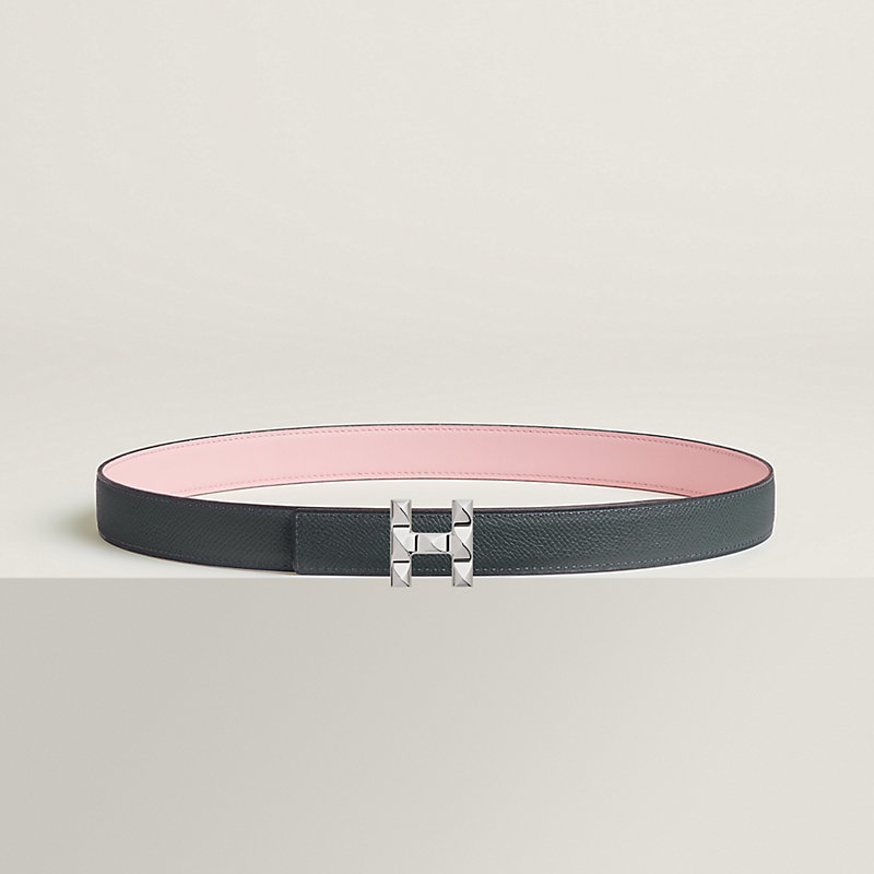 H Infini belt buckle & Reversible leather strap 24 mm