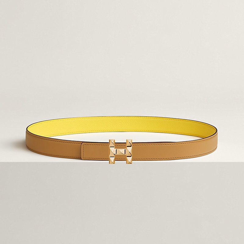 H Infini belt buckle & Reversible leather strap 24 mm