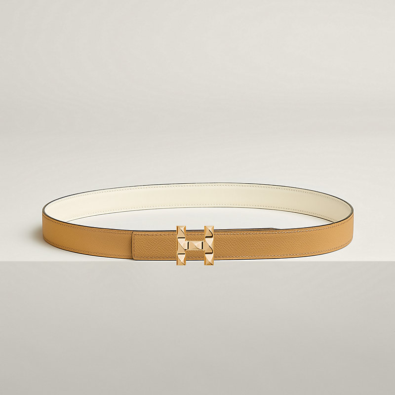 H Infini belt buckle & Reversible leather strap 24 mm