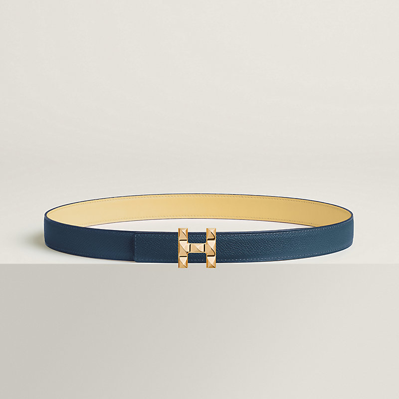 H Infini belt buckle & Reversible leather strap 24 mm