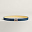 View: , H Infini belt buckle & Reversible leather strap 24 mm