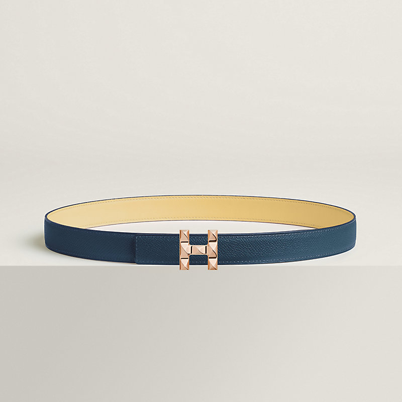 H Infini belt buckle & Reversible leather strap 24 mm