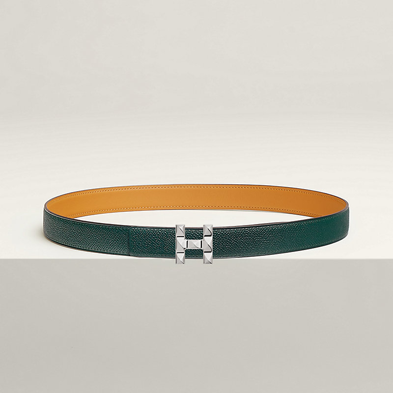 H Infini belt buckle & Reversible leather strap 24 mm
