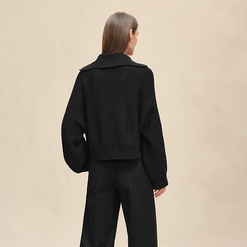 "H" long-sleeve sweater