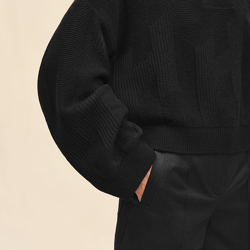 "H" long-sleeve sweater