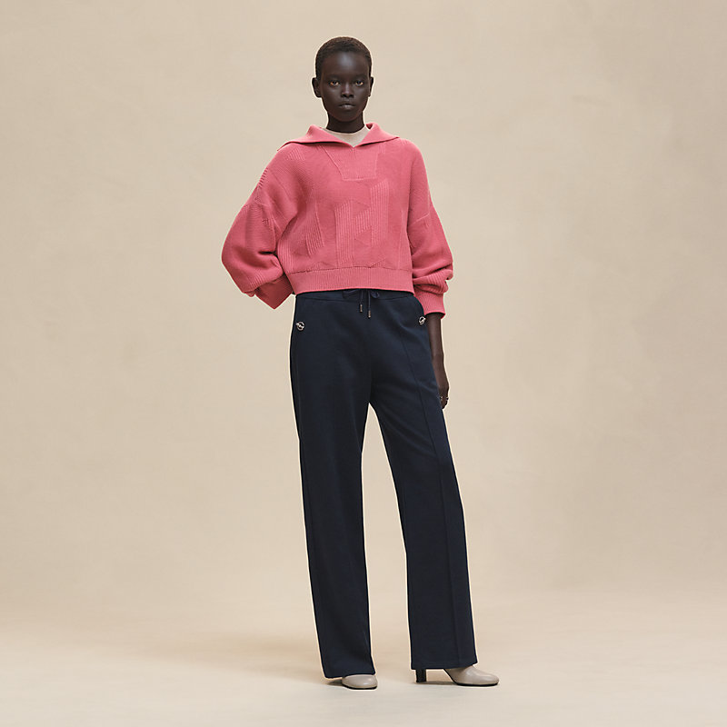 "H" long-sleeve sweater