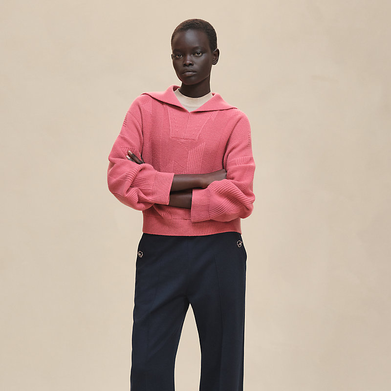 "H" long-sleeve sweater