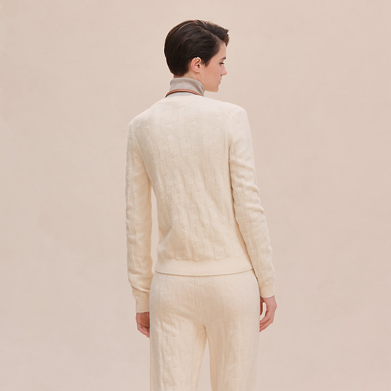 "H" long-sleeve sweater