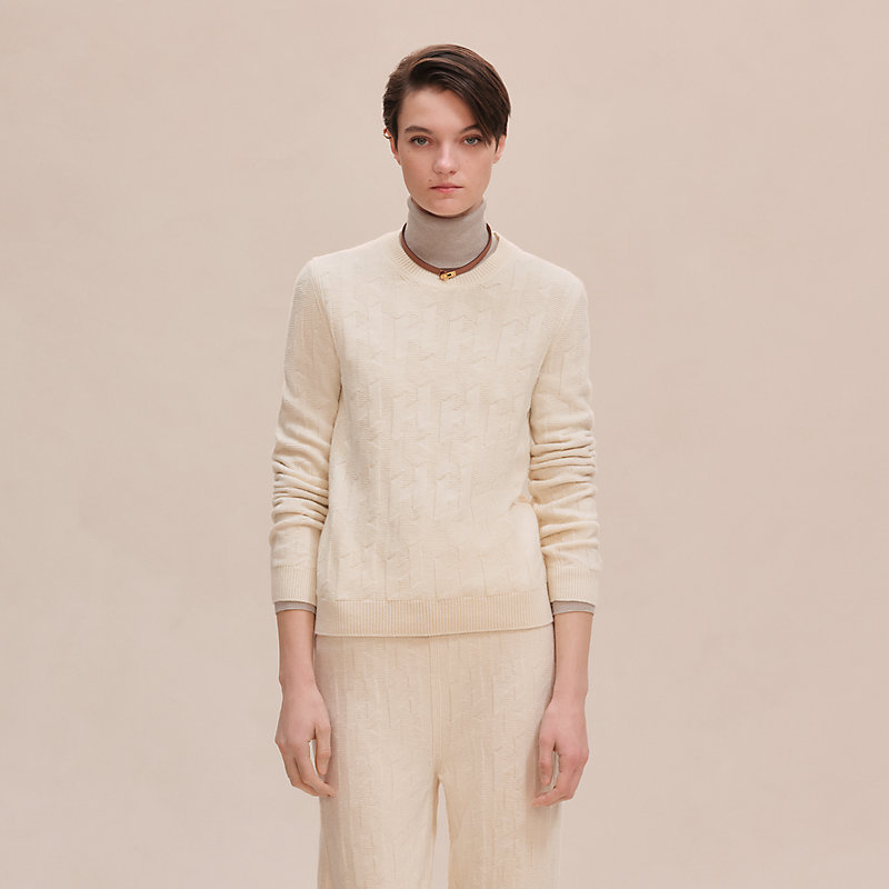 "H" long-sleeve sweater