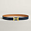 H Martelee belt buckle & Contrast reversible leather strap 32&nbsp;mm, View: , view 2 of 2