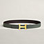 H Martelee belt buckle & Reversible leather strap 32&nbsp;mm, view 2 of 2