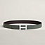 H Martelee belt buckle & Reversible leather strap 32&nbsp;mm, view 2 of 2