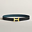 View: , H Martelee belt buckle & Reversible leather strap 32 mm