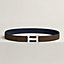 H Martelee belt buckle & Reversible leather strap 32 mm, view 2 of 2