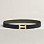 View: , H Martelee belt buckle & Reversible leather strap 32 mm