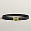 View: , H Martelee belt buckle & Reversible leather strap 32 mm