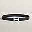 View: , H Martelee belt buckle & Reversible leather strap 32 mm