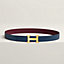 View: , H Martelee belt buckle & Reversible leather strap 32 mm
