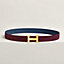 View: , H Martelee belt buckle & Reversible leather strap 32 mm