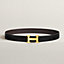 View: , H Martelee belt buckle & Reversible leather strap 32 mm