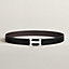 View: , H Martelee belt buckle & Reversible leather strap 32 mm