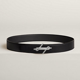 H Noue belt buckle & Reversible leather strap 38 mm | Hermès
