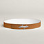 View: , H Noue belt buckle & Reversible leather strap 38 mm