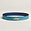 View: , H Noue belt buckle & Reversible leather strap 38 mm