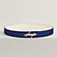 View: , H Noue belt buckle & Reversible leather strap 38 mm