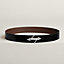 View: , H Noue belt buckle & Reversible leather strap 38 mm